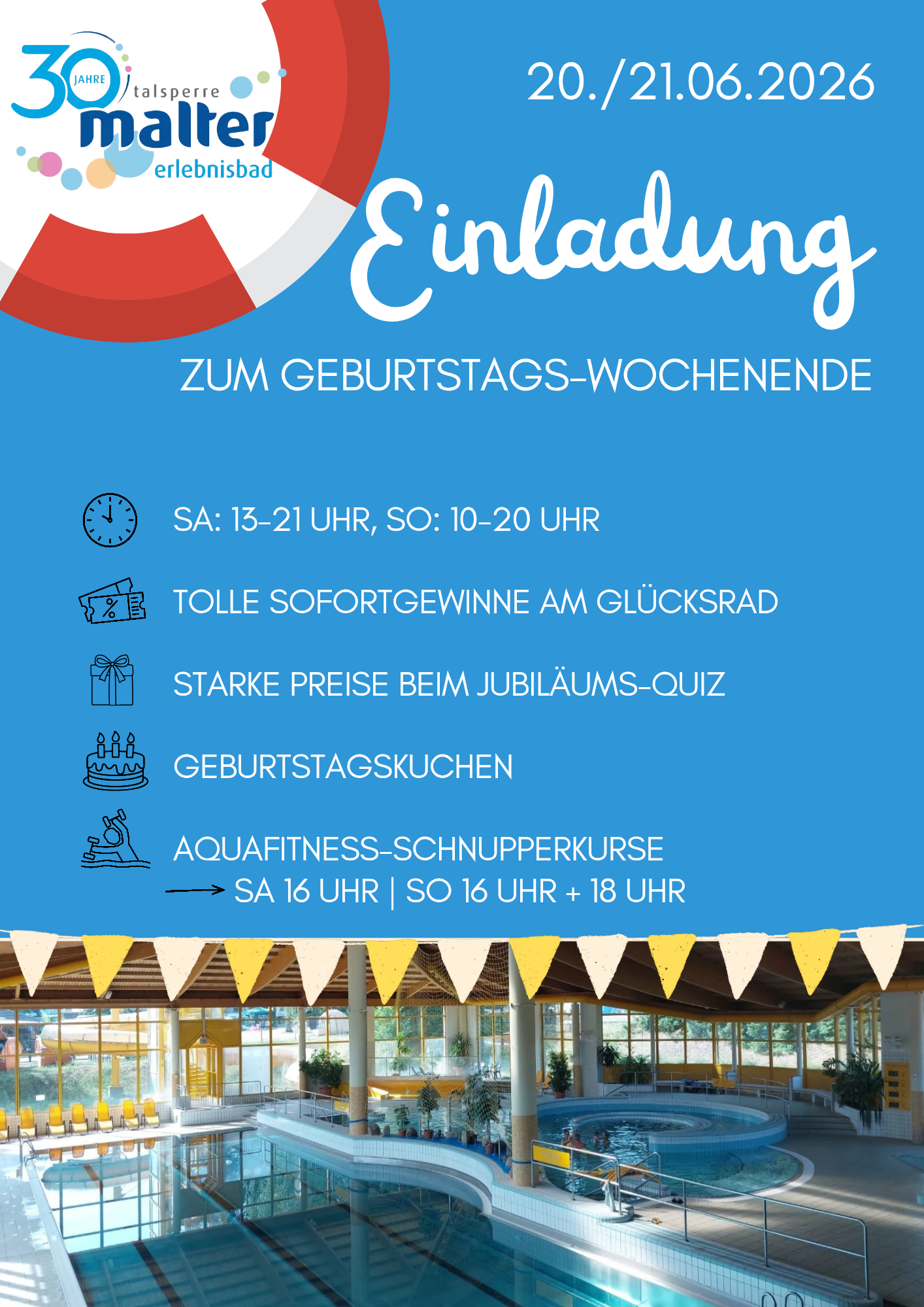 Einladung zum Geburtstagswochenende